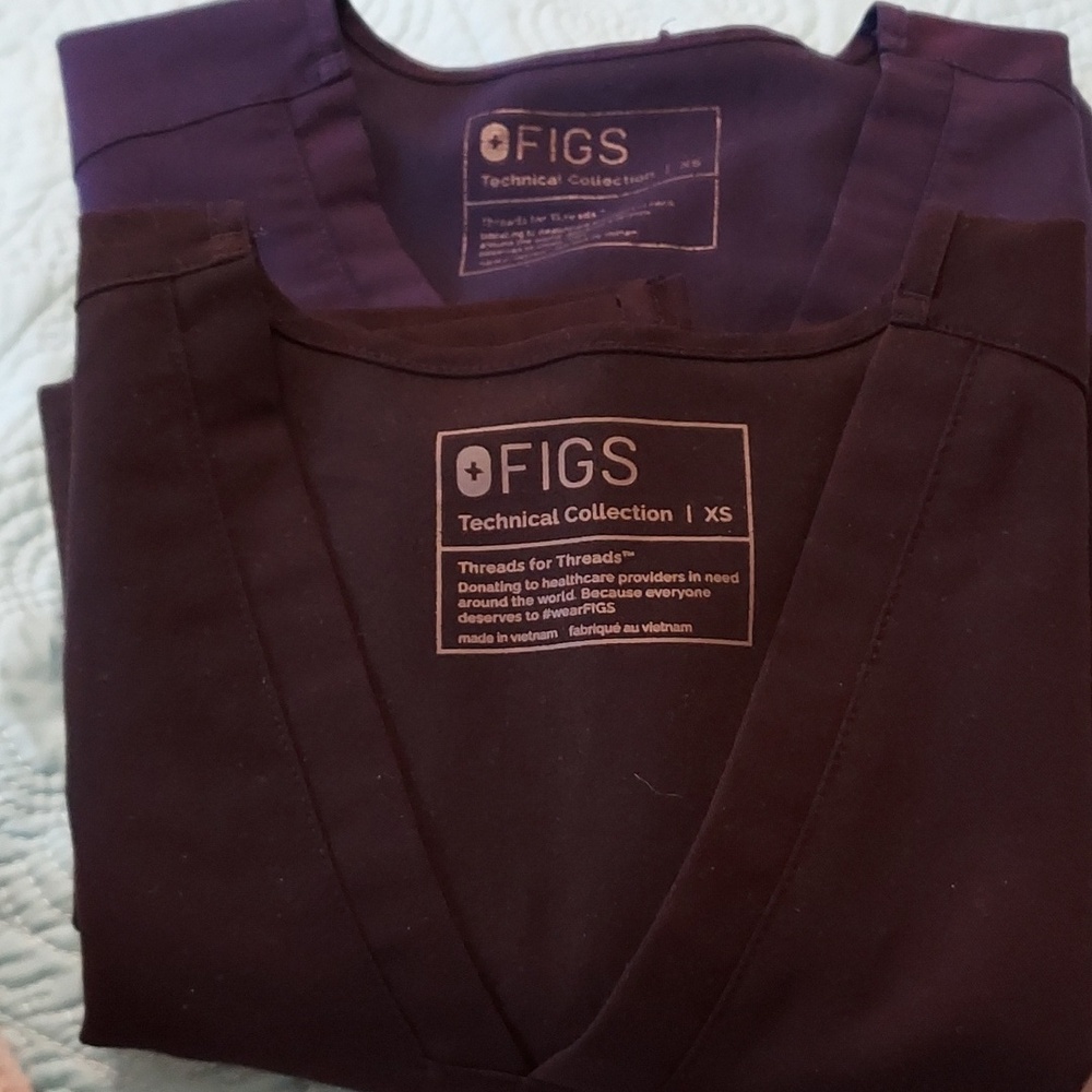 Fig Srubs 2/20 Blk/ Navy Size XS)